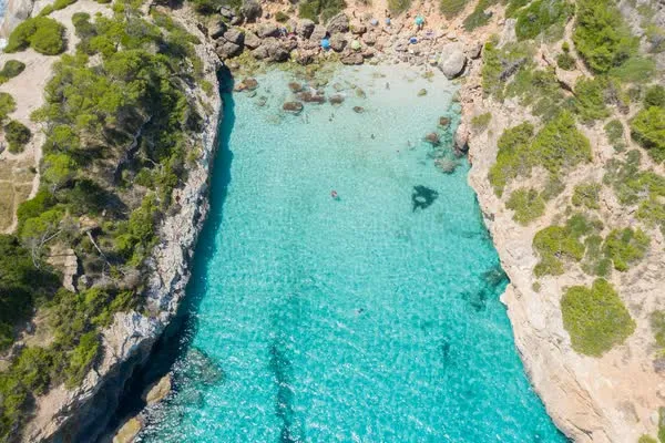 Bucht von Caló des Moro auf Mallorca